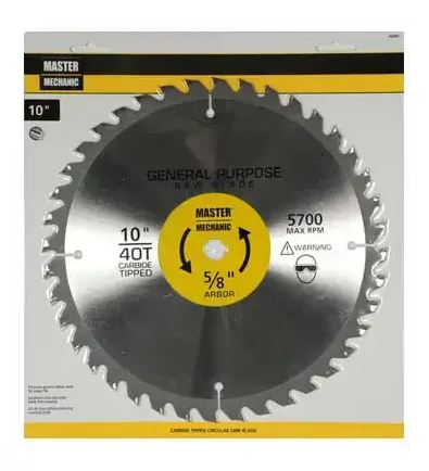 Disston Smooth-Cut Combo Circular Saw Blade