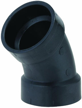 2  ABS 45DEG SANITARY ELBOW