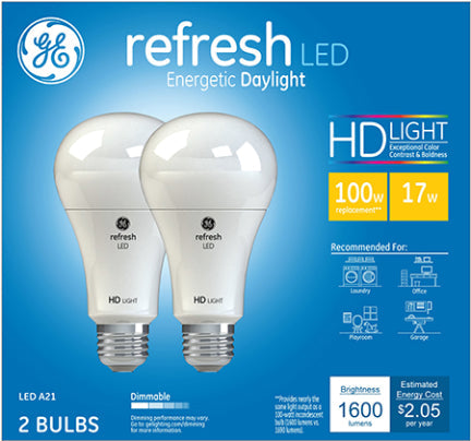 17W A21 Med LED Refresh 100W Eq. 22PK