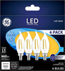 5W CANDELABRA 60W SW LED CLR 4PK