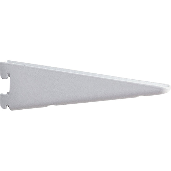 Knape & Vogt 182 Series 14-1/2 In. White Steel Heavy-Duty Double-Slot Shelf Bracket