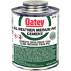 Oatey All Weather 16 Oz. Medium Bodied Clear PVC Cement