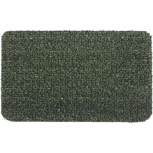 GrassWorx Clean Machine Classic Evergreen 17.5 In. x 29.5 In. AstroTurf Door Mat