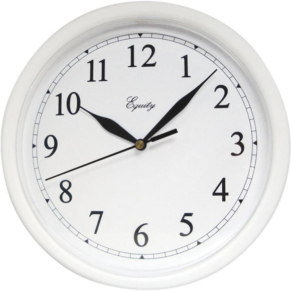 La Crosse Technology Equity White Quartz Wall Clock