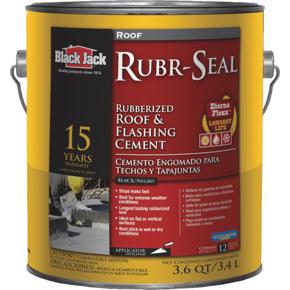 Black Jack Rubr-Seal 1 Gal. 15 Year Roof and Flashing Cement