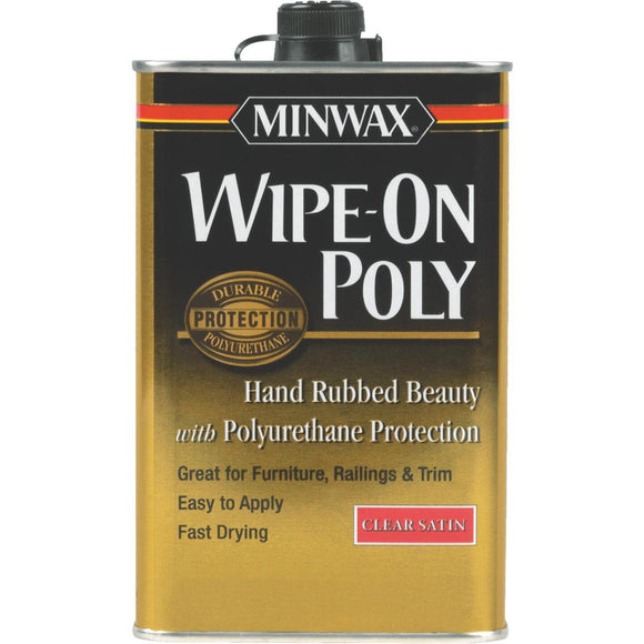 Minwax Satin Wipe-On Interior Polyurethane, 1 Pt.