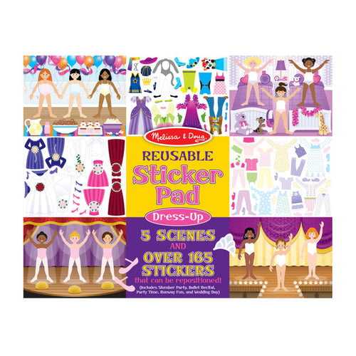 Melissa & Doug Reusable Sticker Pad - Dress-Up