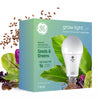 GE Grow LED Light Bulb, A19 Indoor Plant Light for Seeds and Greens 16 PPF