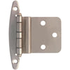 Liberty Satin Nickel 3/8 In. Inset Hinge, Without Spring, (10-Pack)