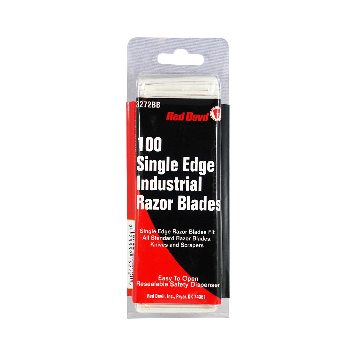 Red Devil Razor Blades Red Devil Razor Blades 100 Blades Plastic Disposable Box - Longville ...