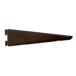 Shelf Bracket, Dual Track, Black, 7-In.