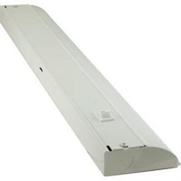 Under-Cabinet LED Light Fixture, Direct-Wire, White Metal, 961 Lumens, 24-In.