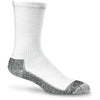 Work Socks, Double Cushioned, White & Black, Men's XL
