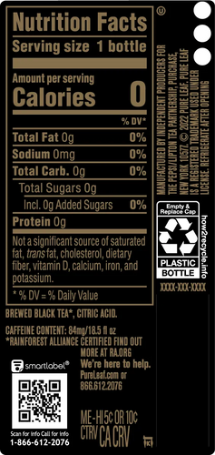 Pure Leaf Unsweetened Black Tea