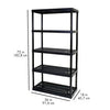 Gracious Living 5 Shelf Heavy Duty Ventilated