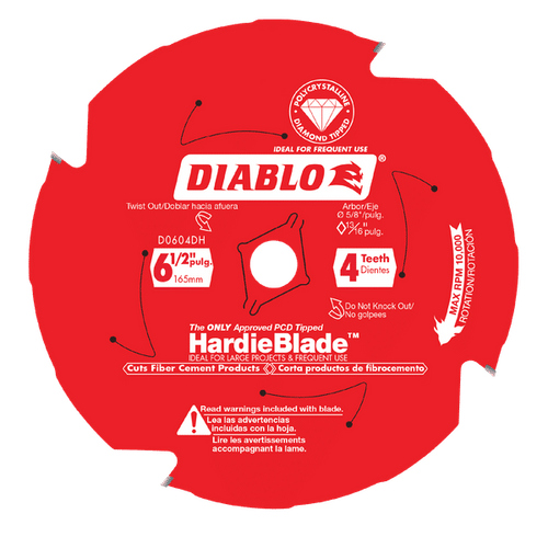 Diablo HardieBlade™ Saw Blade for Fiber Cement