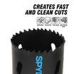 Spyderco 600080CF 1-7/8 Bi-Metal Hole Saw Rapid Core Eject™