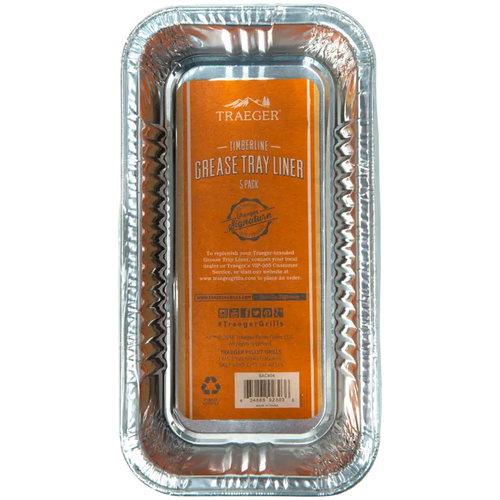 Traeger Grease Pan Liner - 5 Pack - Timberline 850 & 1300