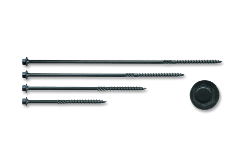 Big Timber Black Log Timber Lag Screw