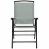 Four Seasons Courtyard Sunny Isles Steel Folding Chair Sling Fabric
