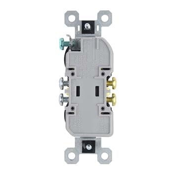 Legrand-Pass & Seymour Trademaster® 15A 125V Tamper-Resistant Duplex Receptacle, Black