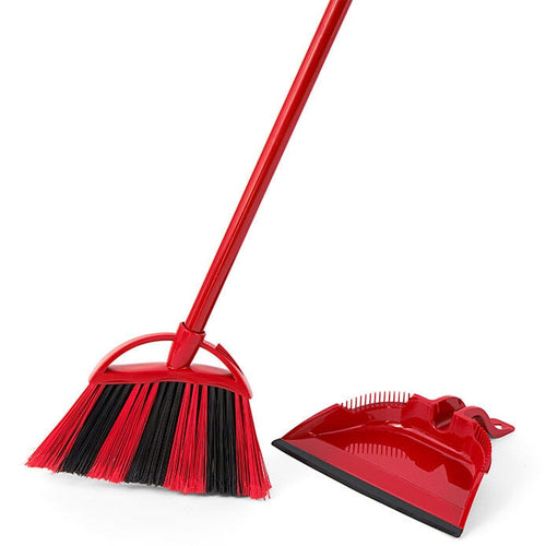 O-Cedar PowerCorner® One Sweep Broom with Step-On Dust Pan