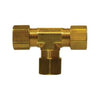 Compression Fitting, Tee, 3/8-In.