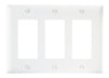 Legrand Pass & Seymour TradeMaster® 3-Gang Nylon Wall Plate, 3 Decorator Openings, White