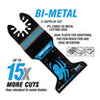 Spyder 2.5 x 2 Bi-Metal Wood And Nail Cutting Oscillating Tool Blade