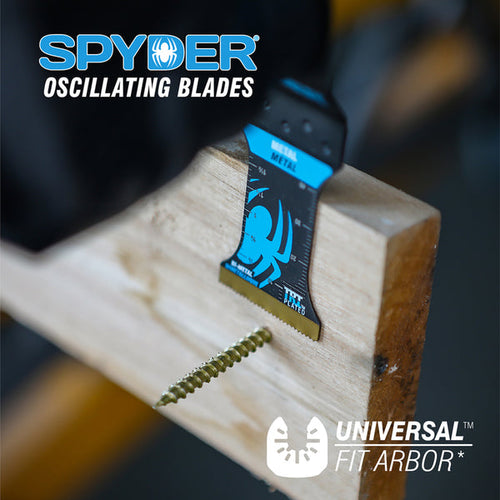 Spyder 2.5 x 2 Bi-Metal Wood And Nail Cutting Oscillating Tool Blade