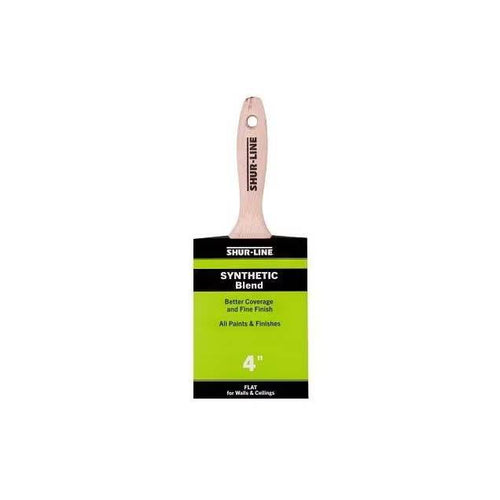 Shur-Line 4 In. Synthetic Blend Better Flat Paint Brush