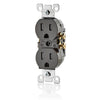 Leviton 15 Amp Tamper-Resistant Duplex Outlet/Receptacle, Grounding, Black