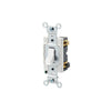 Leviton 20 Amp, Toggle Switch, Double-Pole, Quiet Switch, Commercial Spec Grade