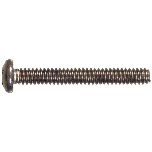 Hillman Stainless Phillips Pan-Head Machine Screws (1/4-20 x 3) - 50 pc