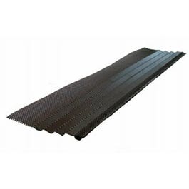 K-Style Gutter Cover, Black Steel, 3-Ft.